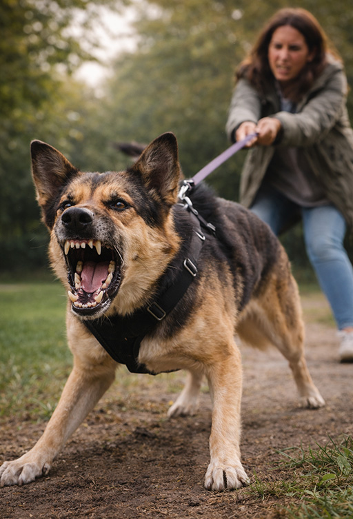 chien-agressif problème comportement chien réactif Beloeil